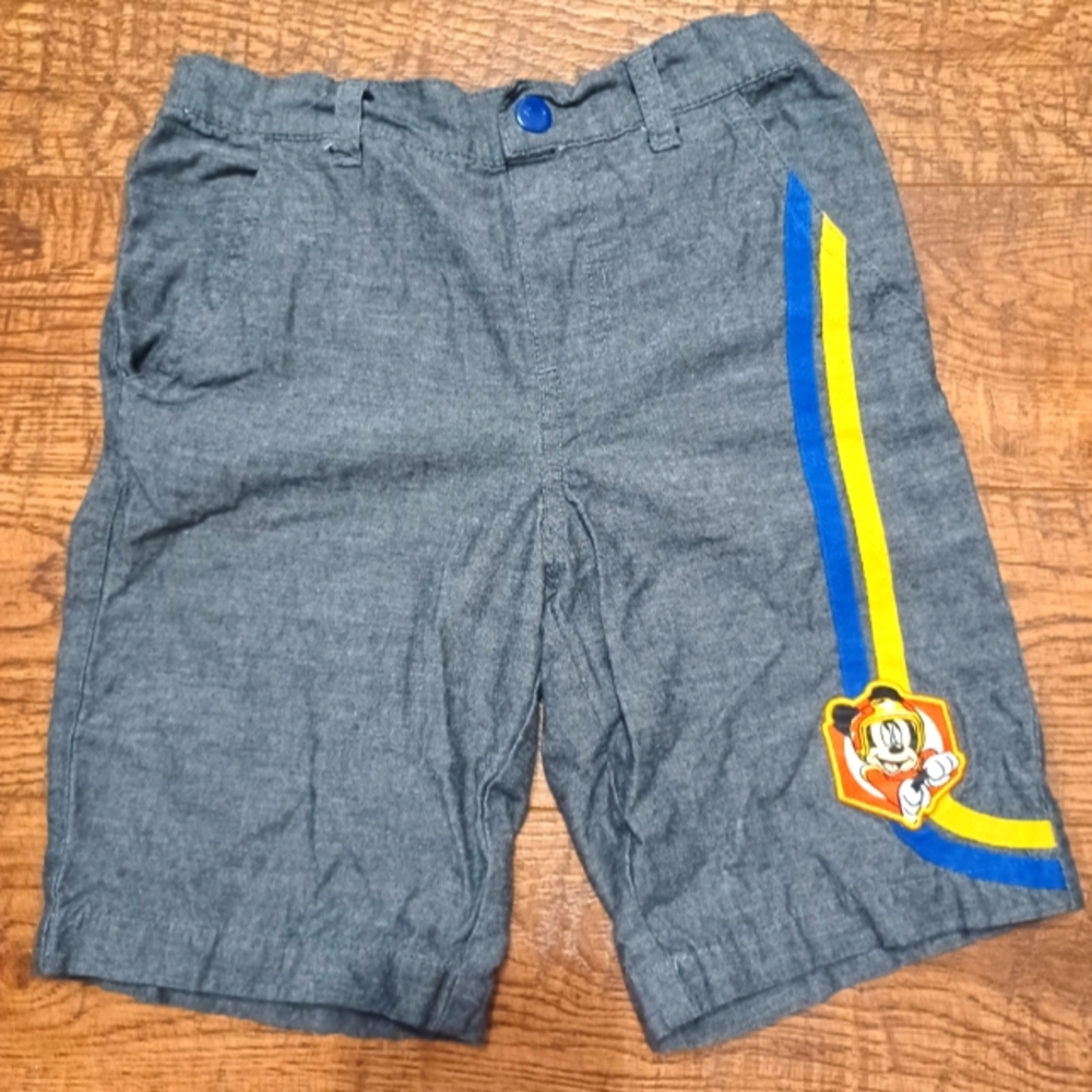 Disney Mickey and the Roadster Racers Shorts Blue Boy Sz 5/6